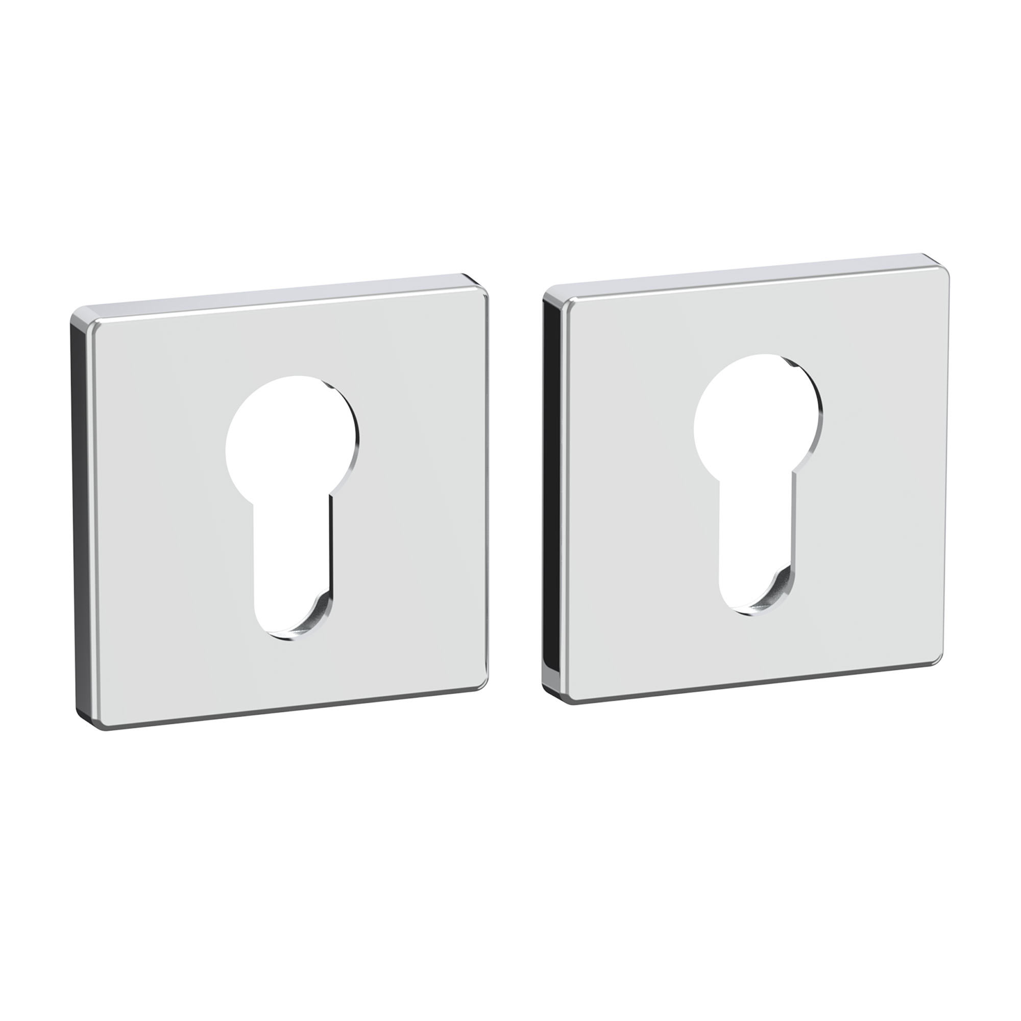 Накладка под цилиндр ET.K.EST.Q52 CP-8 хром