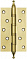 Петля универсальная IN5500UA GP (500-A5) 125х75х3 золото Box