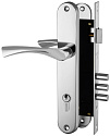 Замок цилиндровый с в комплекте с ручкой LOCKSET.9011 (SET F9011) CP хром