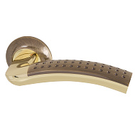 Ручка раздельная R.LD54.Libra26 (Libra LD26) AB/GP-7 бронза/золото