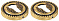 Накладка под цилиндр ET.R.CL55 (ET/CL) FG-10 французское золото