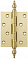 Петля универсальная 4500B (500-B4) 100x75x3 SG Мат золото Box
