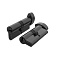 Цилиндровый механизм Z3002Knob100(45+10+45) с вертушкой BL черный