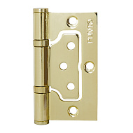 Петля универсальная без врезки IN3200W PB (200-2B 75x2,5) латунь