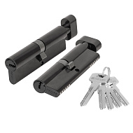 Цилиндровый механизм (200 ZM/100) 2000ZM Knob 100 (50+10+40) BL-24 черный 5Key с вертушкой