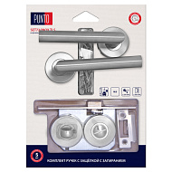 Комплект ручек с защелкой c запиранием LM/A SET72R.TLS54.INOX/HD нерж. сталь