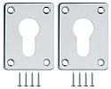 Накладка на цилиндр ESC.C+C/K.set (ESC083) CP хром (2шт.)