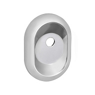Накладка на шток цилиндра ESC.O/CRE/OV.14 (ESC-14-O) CP хром (2шт. в уп.,отгр. по 1 шт)