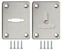 Накладка на сувальдный замок ESC.S-lift+S/K.set (ESC081/082) мат.никель (2шт.)